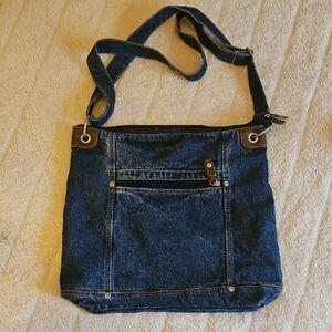 Denim Crossbody Bag